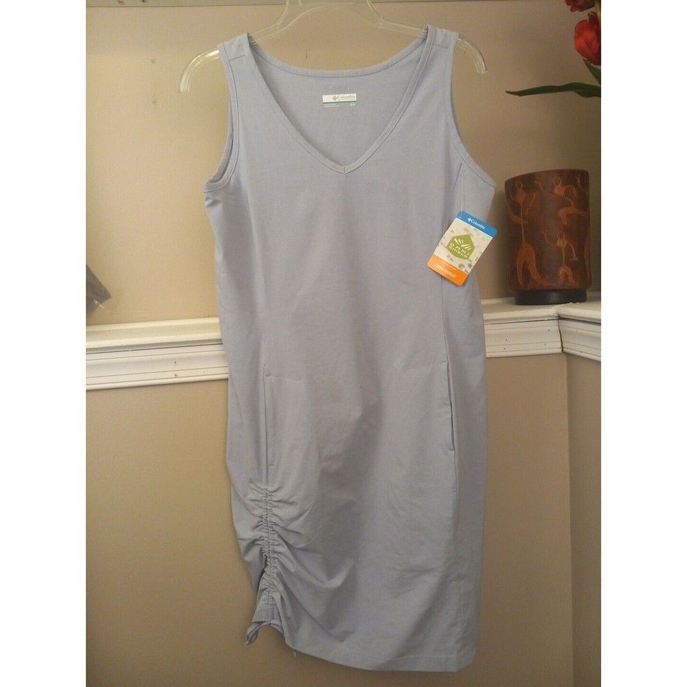 Columbia Omni Shield Womens Anytime Casual Lavender Dress Size Small P